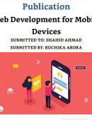 Web Development for Mobile Devices