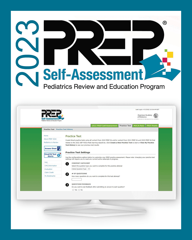 2023 PREP Self-Assessment: General Pediatrics Review – Published Annually – MOC – CME