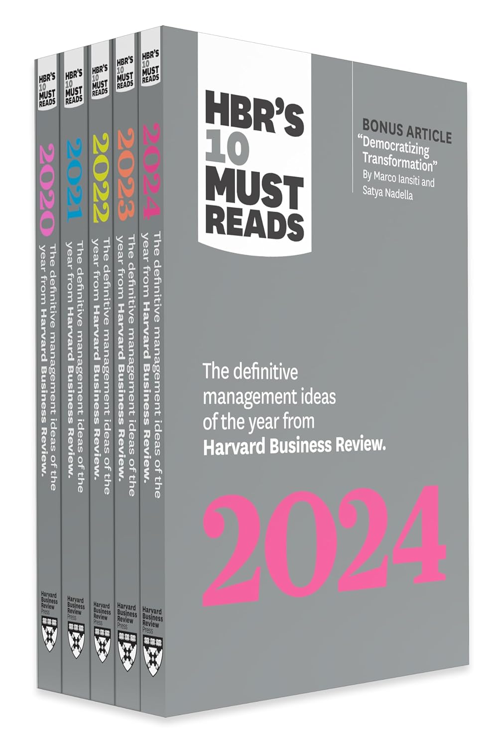 5 Years of Must Reads from HBR: 2024 Edition (5 Books)