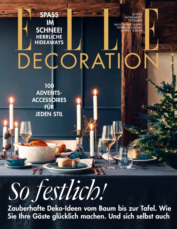 Elle Decoration Deutschland – November-Dezember 2022