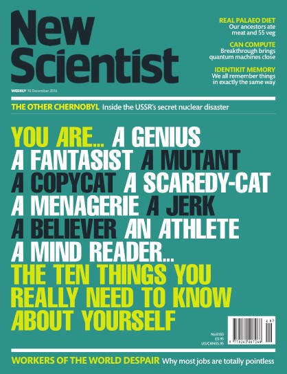 New Scientist – 10 December 2016