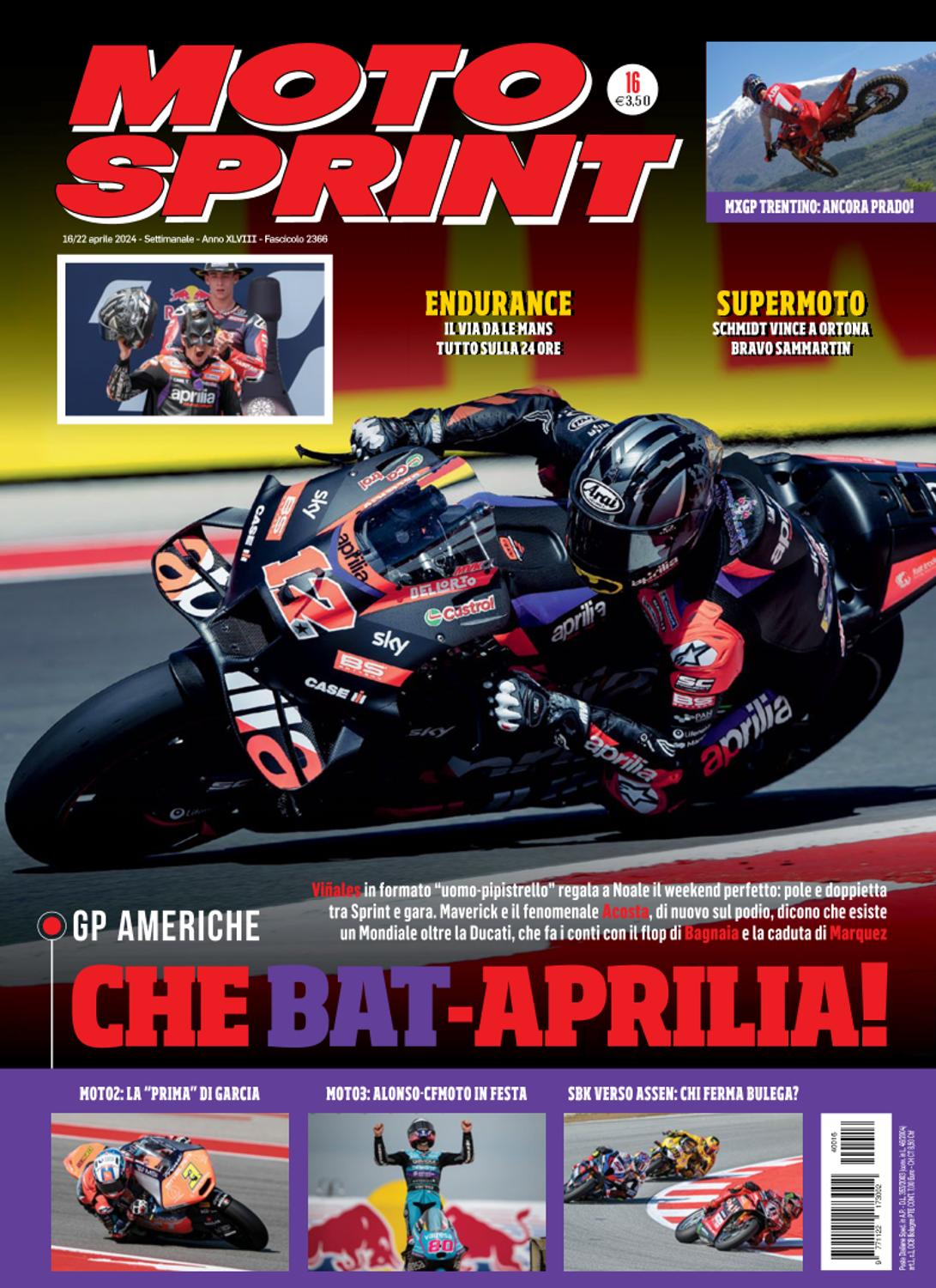 Moto Sprint N.16 – 16 Aprile 2024